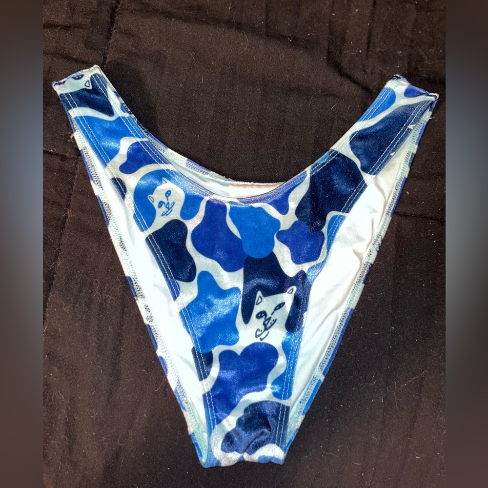 Ripndip NERM CAMO CHEEKY BIKINI BOTTOM (BLUE CAMO)